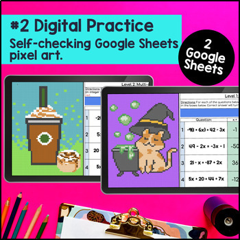 Multi Step Equations Digital & Print Bundle — preview page 3 of 4