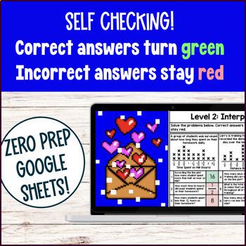 Line Plots with Fractions Whole Numbers Digital Pixel Art — preview page 3 of 4