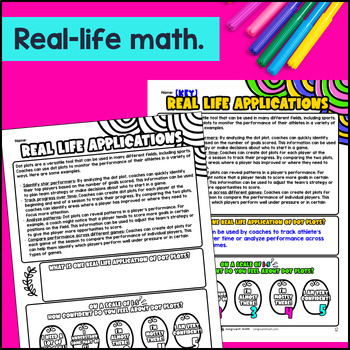 Construct & Interpret Dot Plots Guided Notes — preview page 4 of 4
