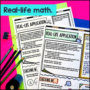 Ratios, Rates & Unit Rates Guided Notes & Doodles — preview page 4 of 4