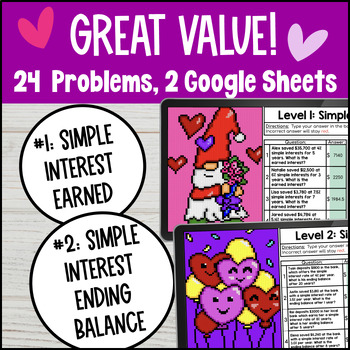 Simple Interest Digital Pixel Art — preview page 2 of 4