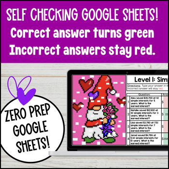 Simple Interest Digital Pixel Art — preview page 3 of 4
