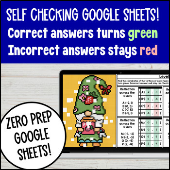 Reflection over x and y axis Digital Pixel Art — preview page 3 of 4