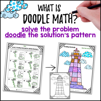 Decimal Operations Doodle Math BUNDLE — preview page 2 of 4