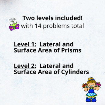 Lateral and Total Surface Area Prisms Cylinders — preview page 3 of 4