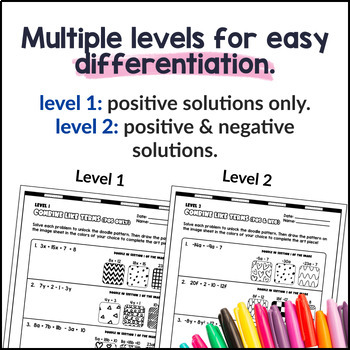 [Free] Combining Like Terms — preview page 3 of 4