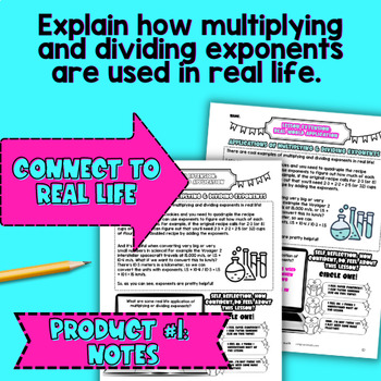 Product & Quotient Rules Guided Notes & Activity BUNDLE — preview page 3 of 4