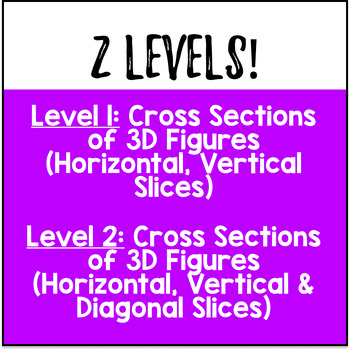 Cross Sections of 3D Figures — preview page 3 of 4