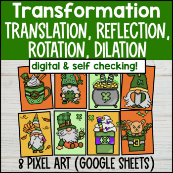 Thumbnail for Rigid Transformations Digital Pixel Art Reflection Rotation Translation Dilation