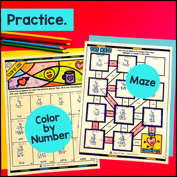 Multi Digit Multiplication Whole Numbers Guided Notes with Doodles Sketch Notes — preview page 3 of 4