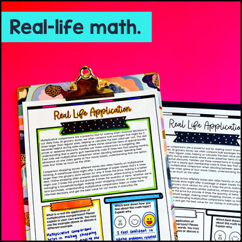 Multiplication Comparison Word Problems Guided Notes Doodles 4th Grade 4.OA.A.2 — preview page 4 of 4