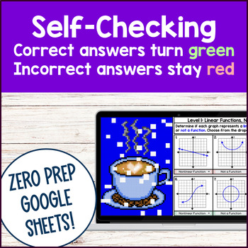 6th-8th Grade Math Full Year Digital Pixel Art BUNDLE — preview page 3 of 4
