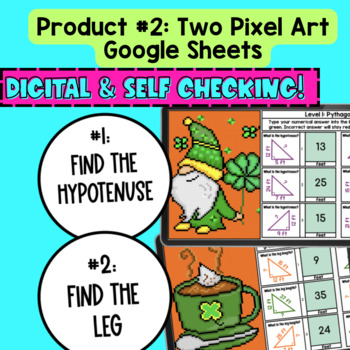Pythagorean Theorem Topic BUNDLE — preview page 3 of 4