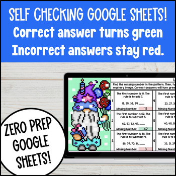 Generate & Analyze Number Patterns and Rule Digital Pixel Art 4th Grade 4.OA.C.5 — preview page 3 of 4