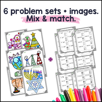 Decimal Operations Holiday Pack — preview page 3 of 4