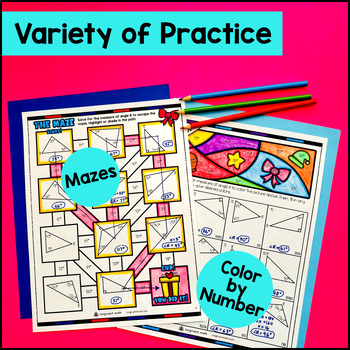 Pythagorean Theorem, Angles and Volume Guided Notes Unit Bundle — preview page 3 of 4