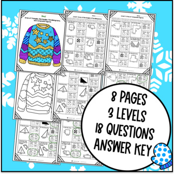 Area of Polygons Doodle & Color by Number Worksheets Composite Figures CCSS — preview page 4 of 4