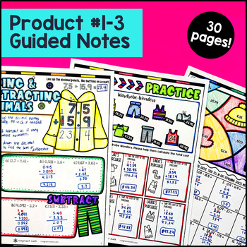 Decimal Operations BUNDLE — preview page 2 of 4