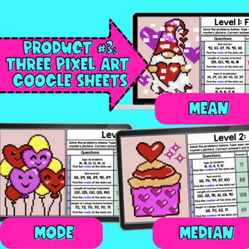 Mean Median Mode Topic BUNDLE — preview page 4 of 4