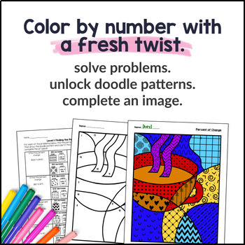7th Grade Doodle Math BUNDLE — preview page 2 of 4