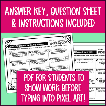 Percents & Money Pixel Art Unit BUNDLE — preview page 4 of 4