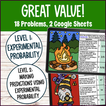 Experimental Probability Digital Pixel Art — preview page 2 of 4