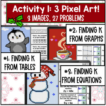 [Winter] Constant of Proportionality Activity BUNDLE — preview page 2 of 4
