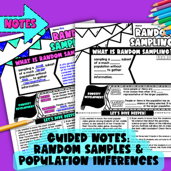 Population Inferences with Random Samples Guided Notes — preview page 2 of 4