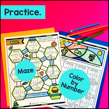 Line Plots with Fractions Guided Notes with Doodles — preview page 3 of 4