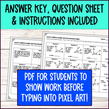 Geometry Angles Lines Classify Quadrilaterals Digital Pixel Art 4th Grade Bundle — preview page 4 of 4