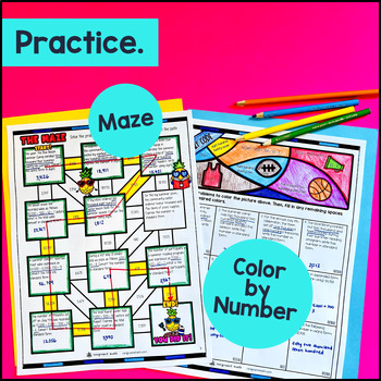 Read & Write Numbers in Standard Form Expanded Form Word Guided Notes w/ Doodles — preview page 3 of 4