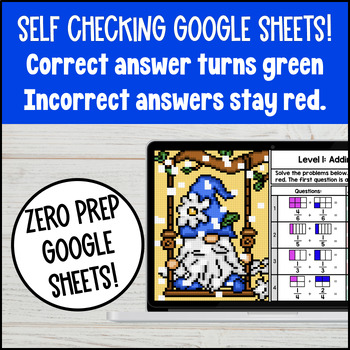 Adding Fractions with Like Denominators Digital Pixel Art Visual Models 4.NF.B.3 — preview page 3 of 4