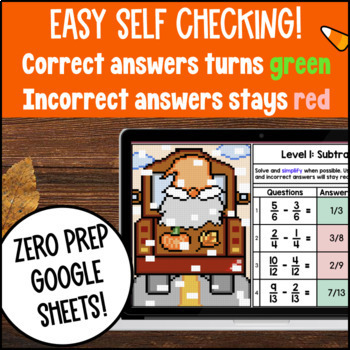 Fraction Operations Pixel Art BUNDLE — preview page 3 of 4