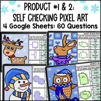 Area and Perimeter of Composite Figures Activity BUNDLE — preview page 2 of 4