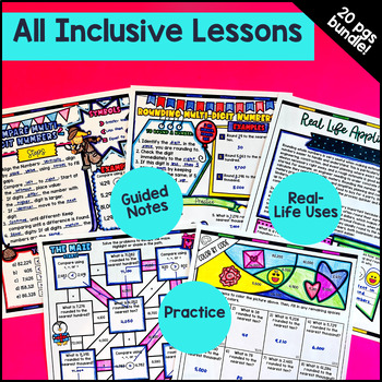 Place Value of Chart Compare Round Whole Numbers Guided Notes — preview page 4 of 4