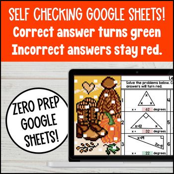 Triangle Sum Theorem Digital Pixel Art — preview page 3 of 4