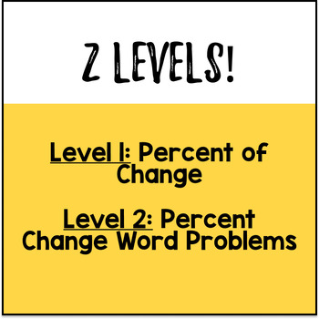 Percent of Change — preview page 3 of 4