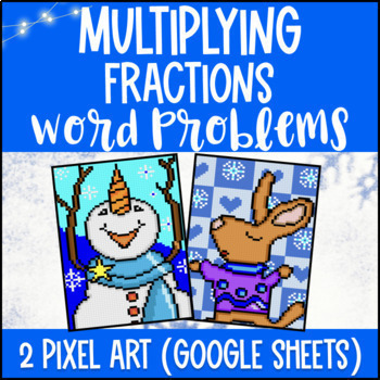 [Free] Multiplying Fractions by Whole Numbers and Fractions Pixel Art