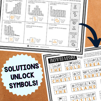 Shapes of Data Distribution Guided Notes & Practice BUNDLE — preview page 4 of 4