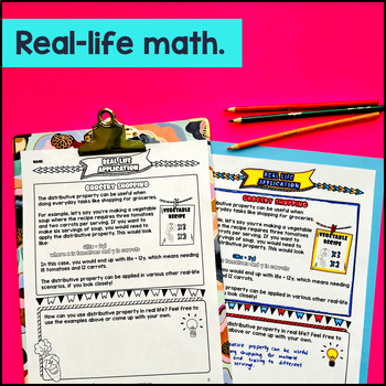 Distributive Property Guided Notes w/ Doodles — preview page 4 of 4