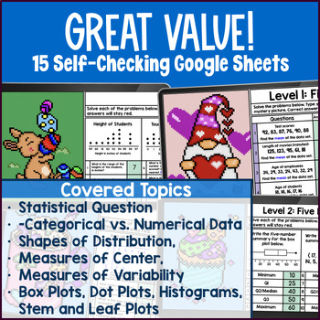 Data & Statistics Pixel Art Unit BUNDLE — preview page 2 of 4