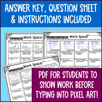 Data & Statistics Pixel Art Unit BUNDLE — preview page 4 of 4