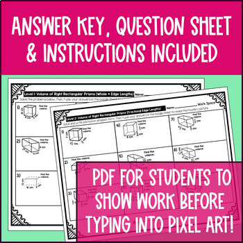 Surface Area & Volume Pixel Art Unit BUNDLE — preview page 4 of 4