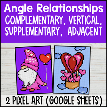 Find the Missing Angle Digital Pixel Art