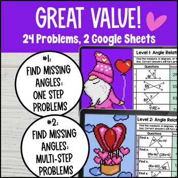 Find the Missing Angle Digital Pixel Art — preview page 2 of 4