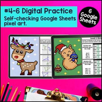 Rigid Transformations Translations Reflection & Rotations, Digital & Print Notes — preview page 3 of 4