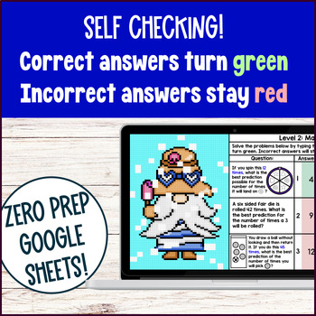 Theoretical and Experimental Probability Digital Pixel Art BUNDLE — preview page 3 of 4