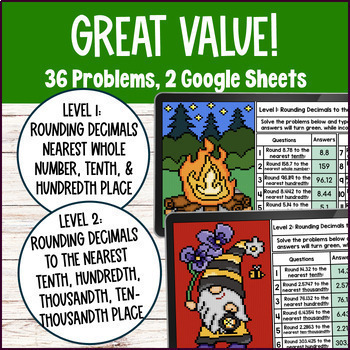 Rounding Decimals to Any Place Value — preview page 2 of 4