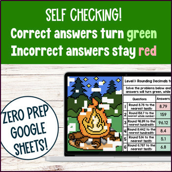 Rounding Decimals to Any Place Value — preview page 3 of 4