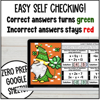Solving Systems of Equations Activity BUNDLE — preview page 3 of 4